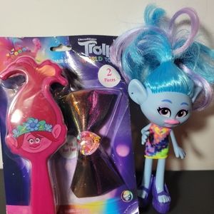 🥳🥳 Trolls 2 Piece Hair Set & Glam Chenille Fashion Doll